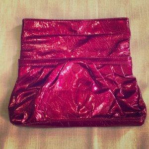 Steve Madden hot pink magnetic purse clutch